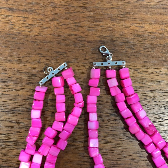 Chunky Multi-Strand Shell Necklace - Picture 2 of 5